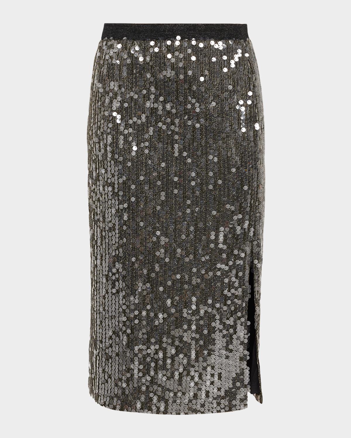 Ramy Brook Annita Sequin Midi Skirt