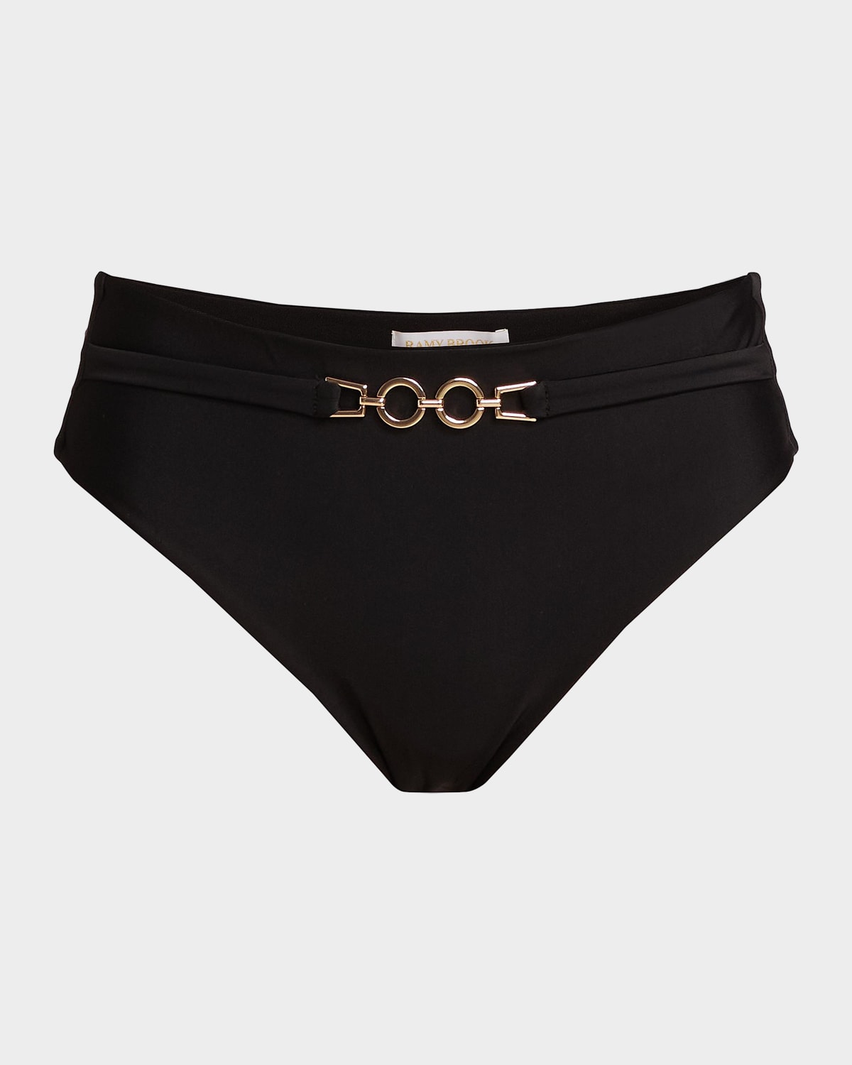 Ramy Brook Bethany Chain-Trim Bikini Bottom