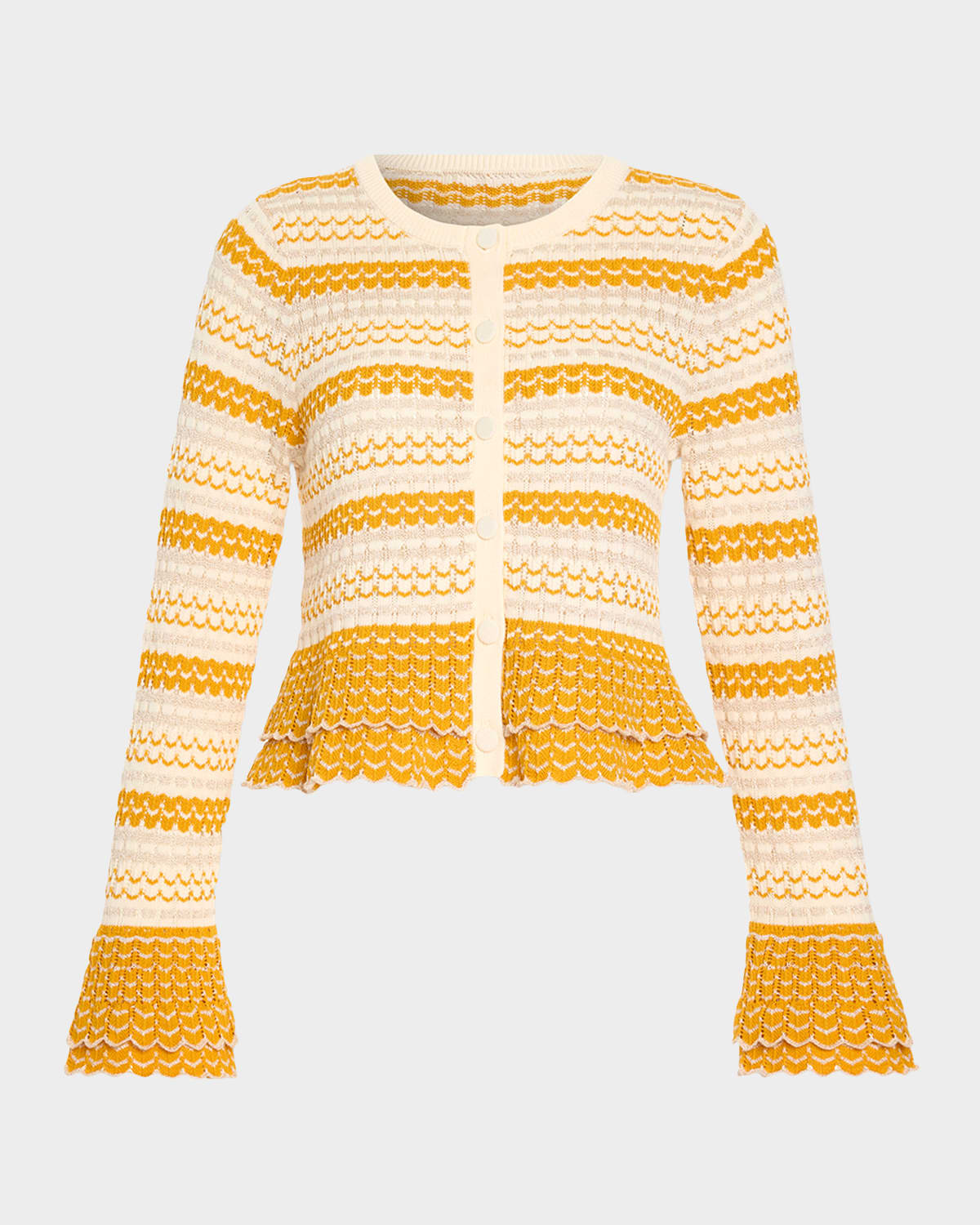 Ramy Brook Brit Ruffled Cardigan