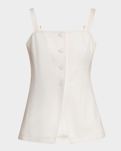 Ramy Brook Elana Sleeveless Denim Top