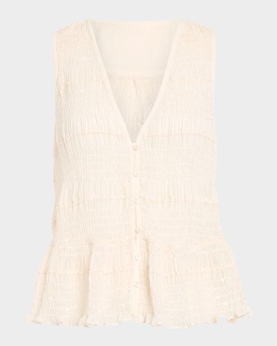Ramy Brook Elise Embellished Tank Top