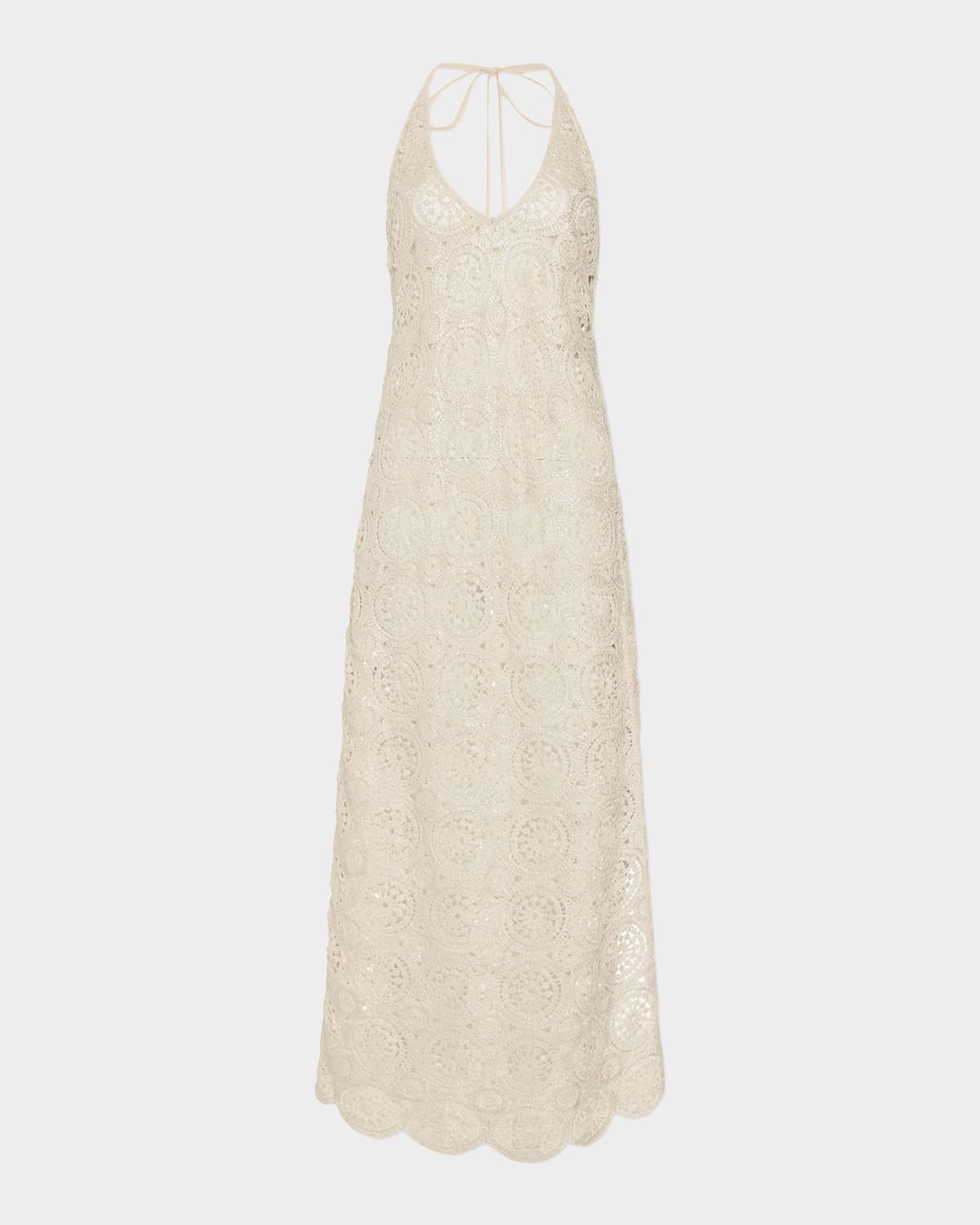 Ramy Brook Eve Crochet Cotton Coverup Maxi Dress