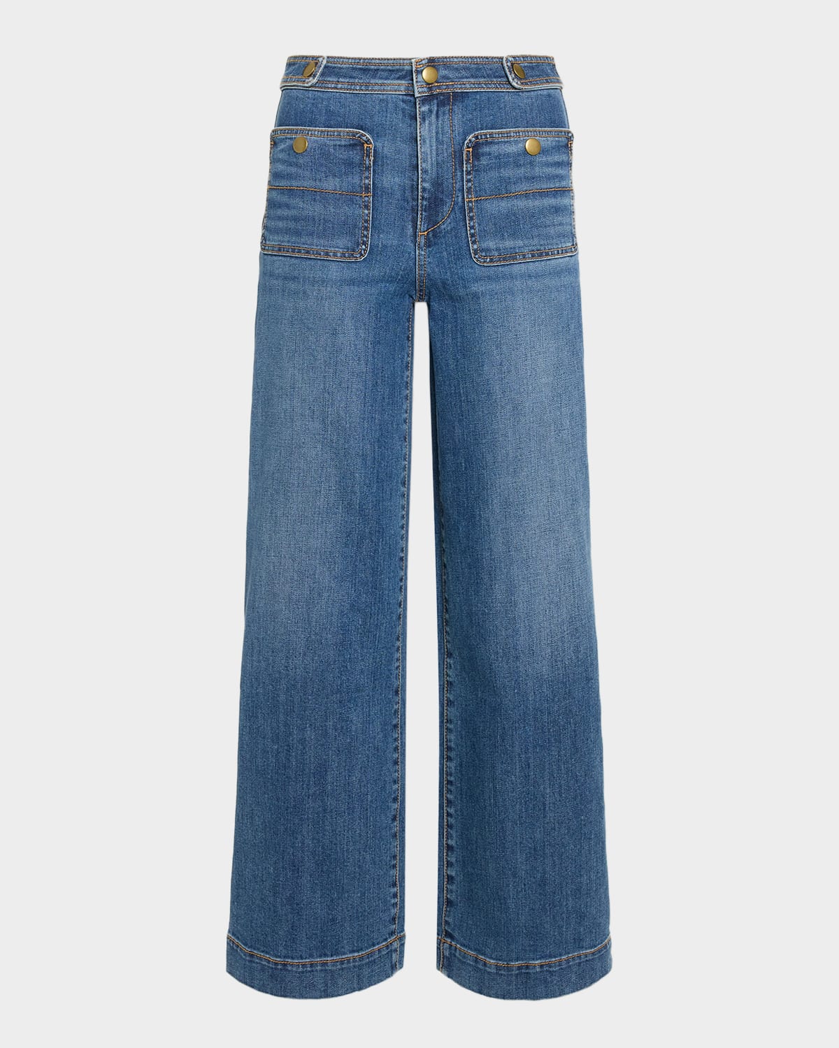 Ramy Brook Gemma Mid-Rise Cropped Jeans