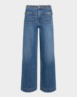 Ramy Brook Gemma Mid-Rise Cropped Jeans
