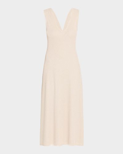 Ramy Brook Greta V-Neck Midi Dress