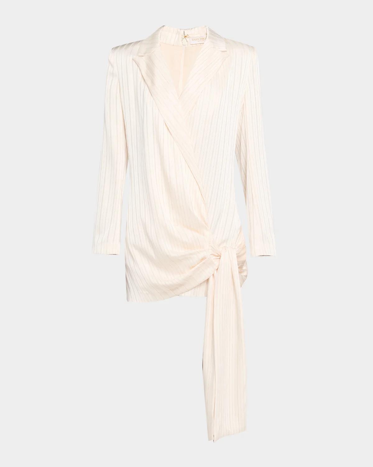 Ramy Brook Irina Pinstriped Mini Dress