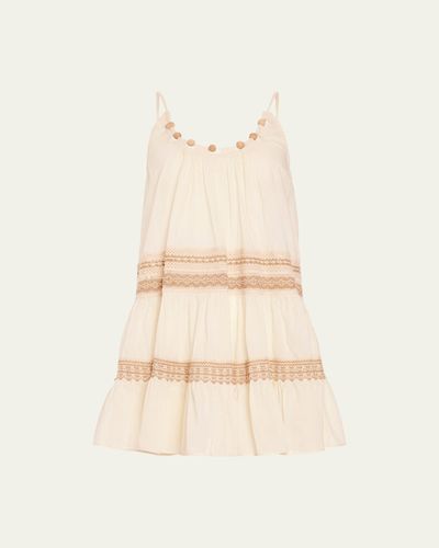 Ramy Brook Jovie Embroidered Mini Dress