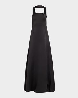 Ramy Brook Karma Strapless Draped Gown