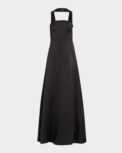 Ramy Brook Karma Strapless Draped Gown