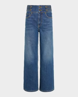 Ramy Brook Liv Cropped Wide-Leg Jeans