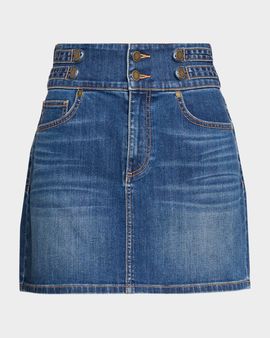 Ramy Brook Liv Denim Mini Skirt