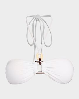 Ramy Brook Meredith Ring Halter Bikini Top
