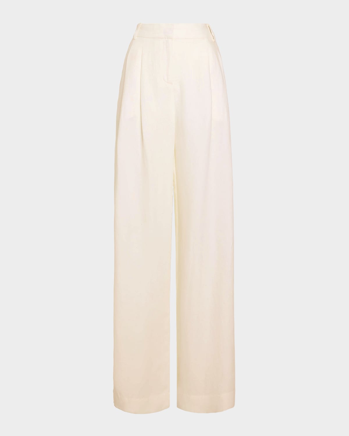 Ramy Brook Oscar Pleated Linen Pants