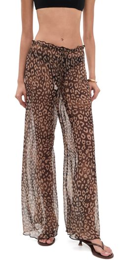 Ramy Brook Ramy Brook Alayna Pants Dark Leopard