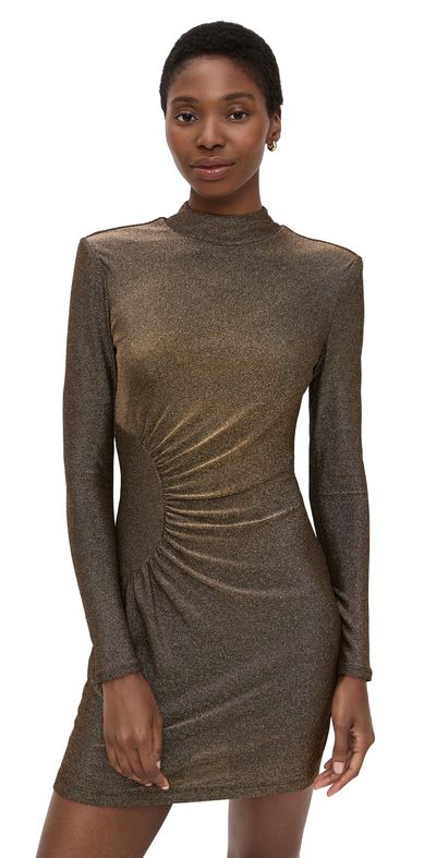 Ramy Brook - Amarylis Mini Dress Gold Knit