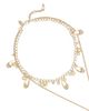 Ramy Brook Ramy Brook Anya Crystal & Imitation Pearl Flower Layered Lariat Necklace, 18.5 - 4