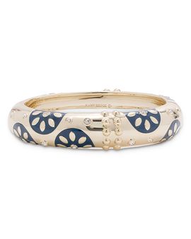 Ramy Brook Ramy Brook Aria Pave Flower Large Bangle Bracelet