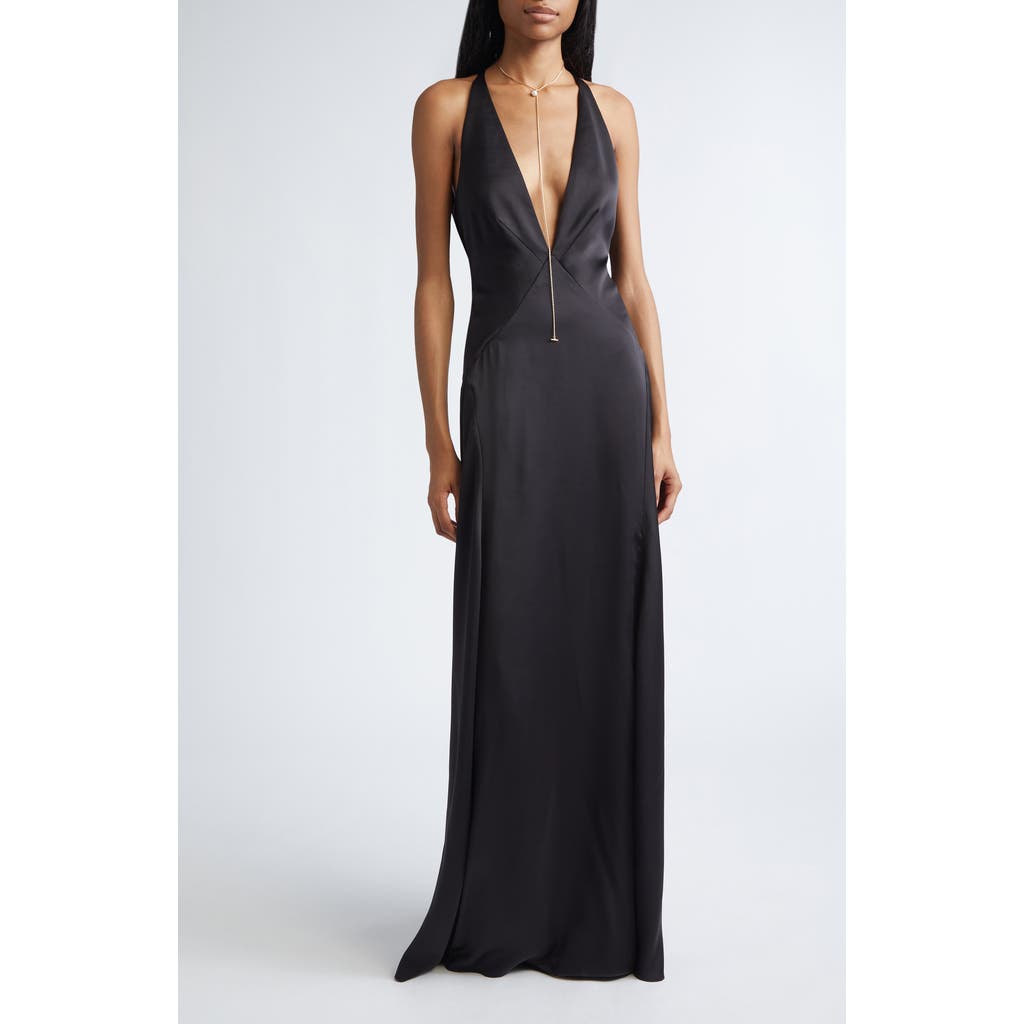 Ramy Brook Ramy Brook Belle Plunge Neck Gown