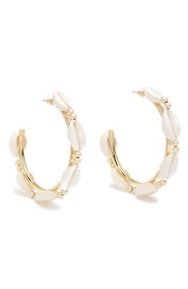 Ramy Brook Ramy Brook Casie Shell Hoop Earrings