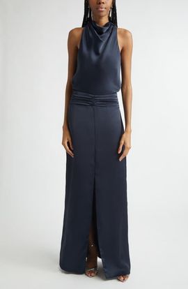 Ramy Brook Ramy Brook Charmayne Sleeveless Satin Gown
