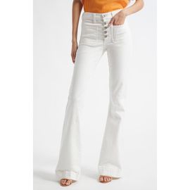 Ramy Brook Ramy Brook Cindy Exposed-Button Fly Wide Leg Jeans