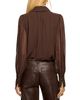 Ramy Brook Ramy Brook Claire Ruffle Front Silk Top - 3