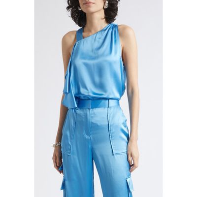 Ramy Brook Ramy Brook Danielle One-Shouldered Satin Top