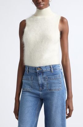 Ramy Brook Ramy Brook Dora Mock Neck Cashmere Sweater
