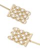 Ramy Brook Ramy Brook Glass Chain Jewelry Dominika Glass Stone Chain Drop Earrings - 3