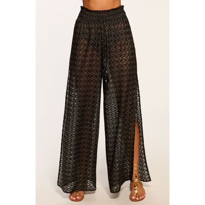 Ramy Brook Ramy Brook Gloria High Waist Wide Leg Cover-Up Pants