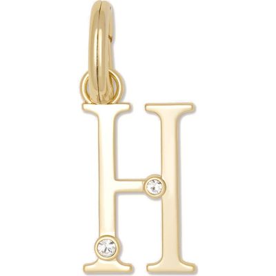 Ramy Brook Ramy Brook H Cubic Zirconia Charm