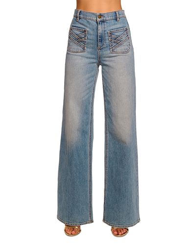 Ramy Brook Ramy Brook Heidi High Rise Wide Leg Jeans in Light Wash