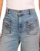 Ramy Brook Ramy Brook Heidi High Rise Wide Leg Jeans in Light Wash - 3