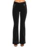 Ramy Brook Ramy Brook Helena Velvet High Rise Sailor Button Jeans in Black - 1