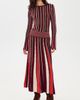 Ramy Brook Ramy Brook Hope Dress Cranberry Stripe - 2