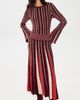 Ramy Brook Ramy Brook Hope Dress Cranberry Stripe - 3