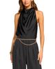 Ramy Brook Ramy Brook Joan Chain Belt Wide Leg Jumpsuit - 2