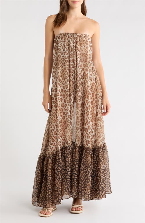 Ramy Brook Ramy Brook Katrina Sheer Strapless Cover-Up Dress