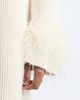 Ramy Brook Ramy Brook Kay Feather Trim Mock Neck Sweater Dress - 4