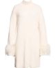 Ramy Brook Ramy Brook Kay Feather Trim Mock Neck Sweater Dress - 5