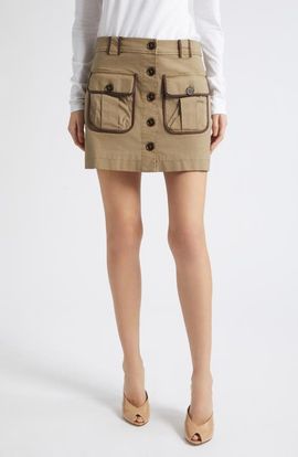 Ramy Brook Ramy Brook Kylie Button Front Miniskirt