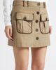 Ramy Brook Ramy Brook Kylie Button Front Miniskirt - 4