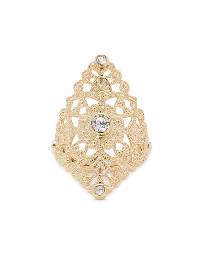Ramy Brook Ramy Brook Laya Crystal Filigree Cocktail Ring