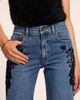 Ramy Brook Ramy Brook Lea Beaded Cropped Straight Leg Jeans - 4