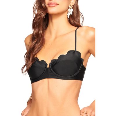 Ramy Brook Ramy Brook Leyla Scalloped Underwire Bikini Top