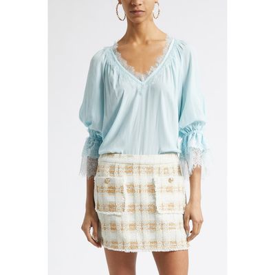 Ramy Brook Ramy Brook Lilah Lace Trim Top
