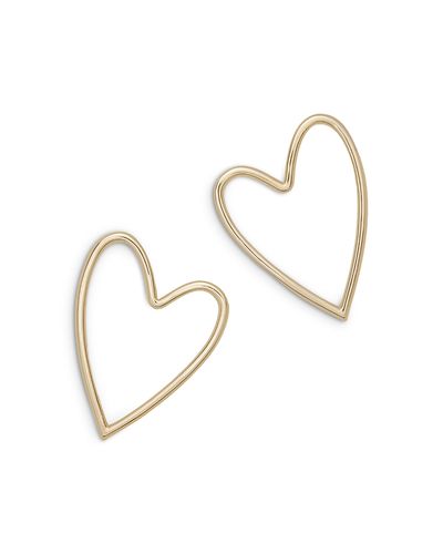 Ramy Brook Ramy Brook Lover Large Heart Stud Earrings