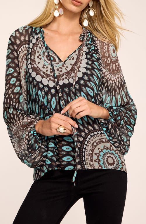 Ramy Brook Ramy Brook Maisy Medallion Print Silk Top