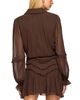 Ramy Brook Ramy Brook Maya Ruffle Silk Dress - 3