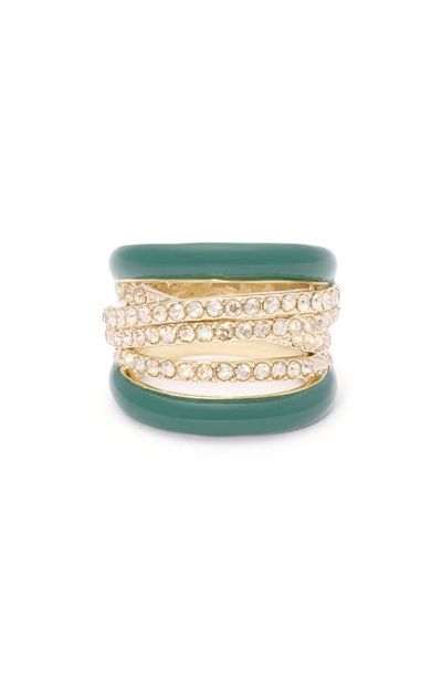 Ramy Brook Ramy Brook Mila Enamel & Crystal Ring